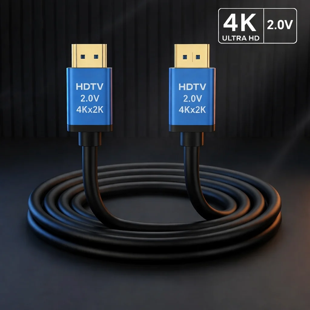 HDMI 2.0 Male to Male Cable | Ultimate 4K High-Speed with Ethernet | Ultra HD Performance (1.5 Meter, Black) Technotech Technologies