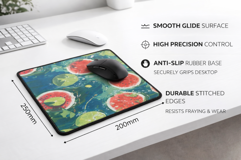 Silk Gliding R7 Mousepad – 200×250mm, Multiple Design Options Technotech Technologies