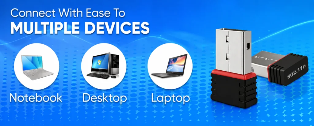 Best Mini Wireless WiFi Dongle 1000Mbps – High-Speed USB WiFi Adapter Technotech Technologies