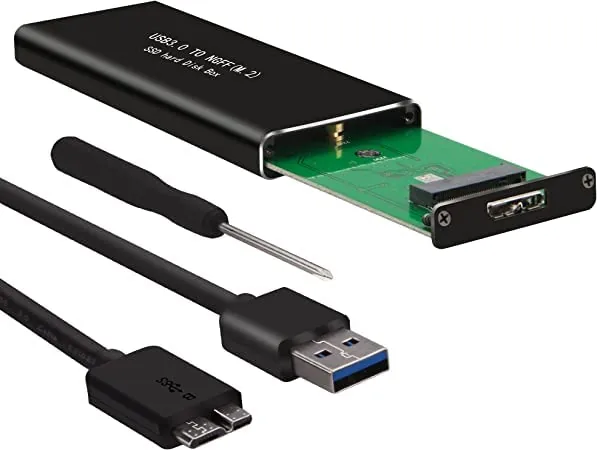 M2 SSD Casing USB 3.0 External Hard Drive Enclosure – High-Speed SATA to USB Adapter Case Technotech Technologies