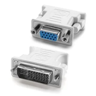 DVI 24+5 Male to VGA Female Connector – High Quality Video Adapter