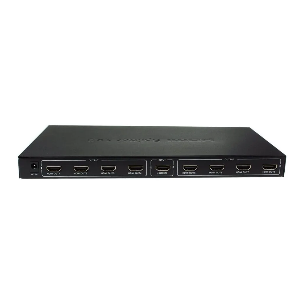 1x8 HDMI Splitter 4K – 8 Port HDMI 1 in 8 Out Ultra HD HDMI 1.4 Technotech Technologies