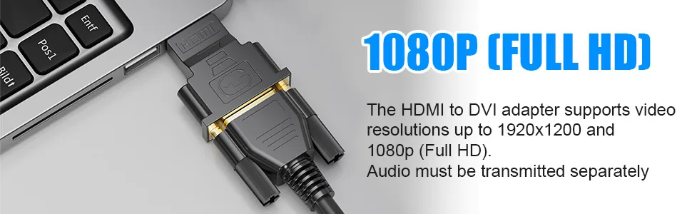 HDMI (Male) to DVI 24+5 (Female) Adapter Connector Technotech Technologies