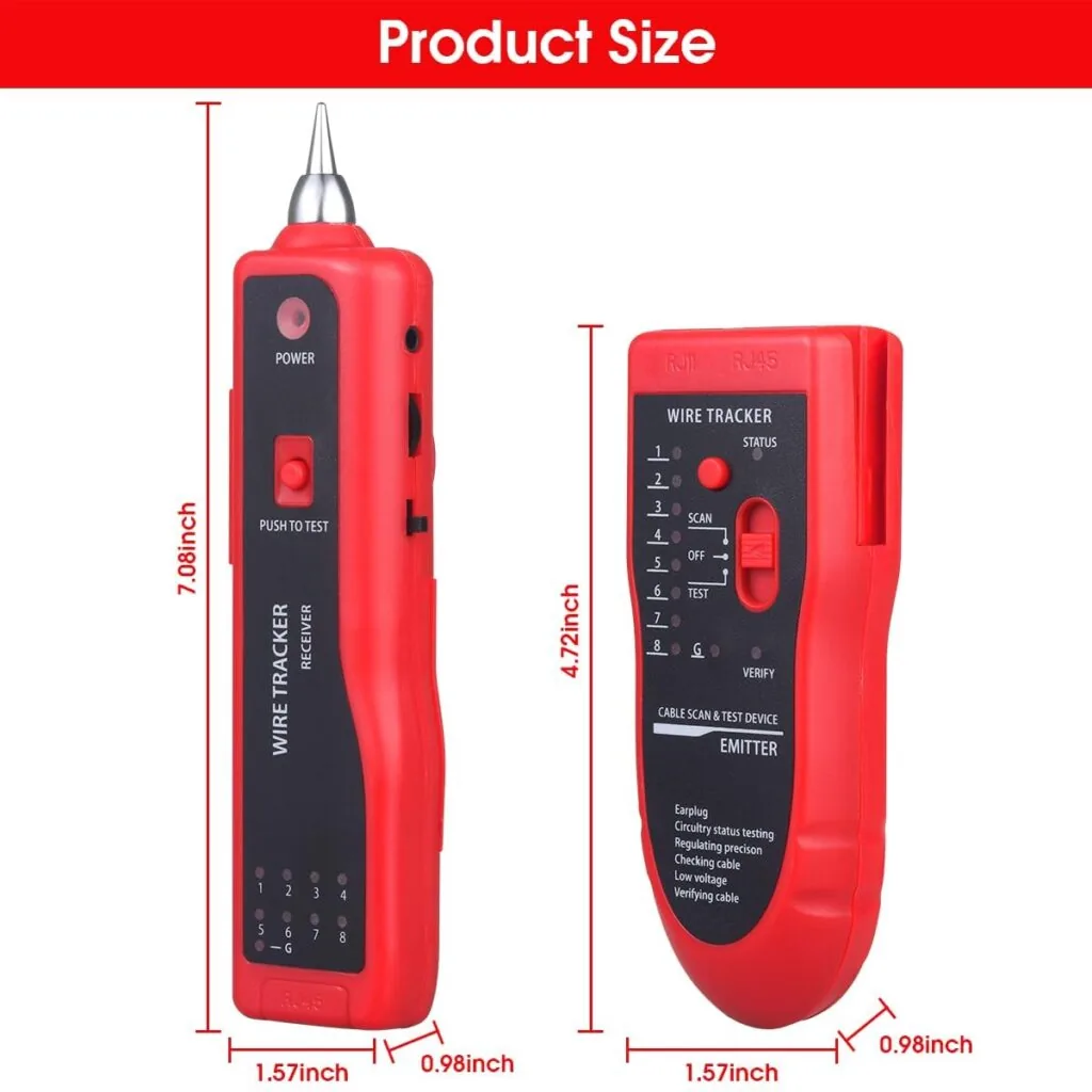 Cable Tracker 828 – Advanced Network Cable Tester & Wire Finder Tool for Professionals Technotech Technologies