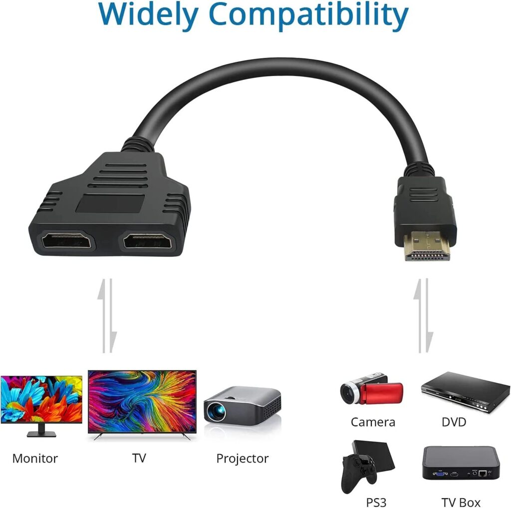 Technotech HDMI to 2F Splitter Cable – 2-Way HD Signal Booster Technotech Technologies