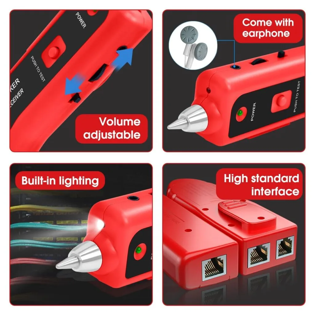 Cable Tracker 828 – Advanced Network Cable Tester & Wire Finder Tool for Professionals Technotech Technologies