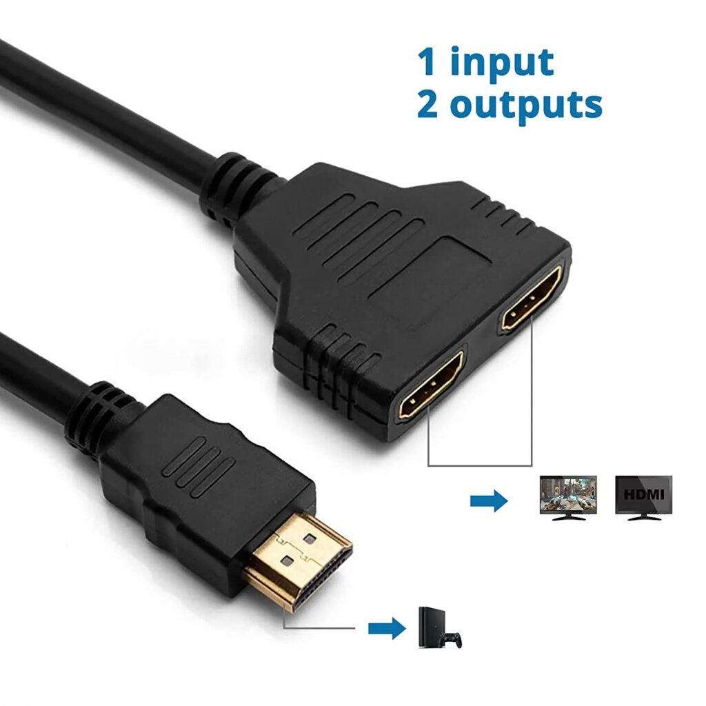 Technotech HDMI to 2F Splitter Cable – 2-Way HD Signal Booster Technotech Technologies