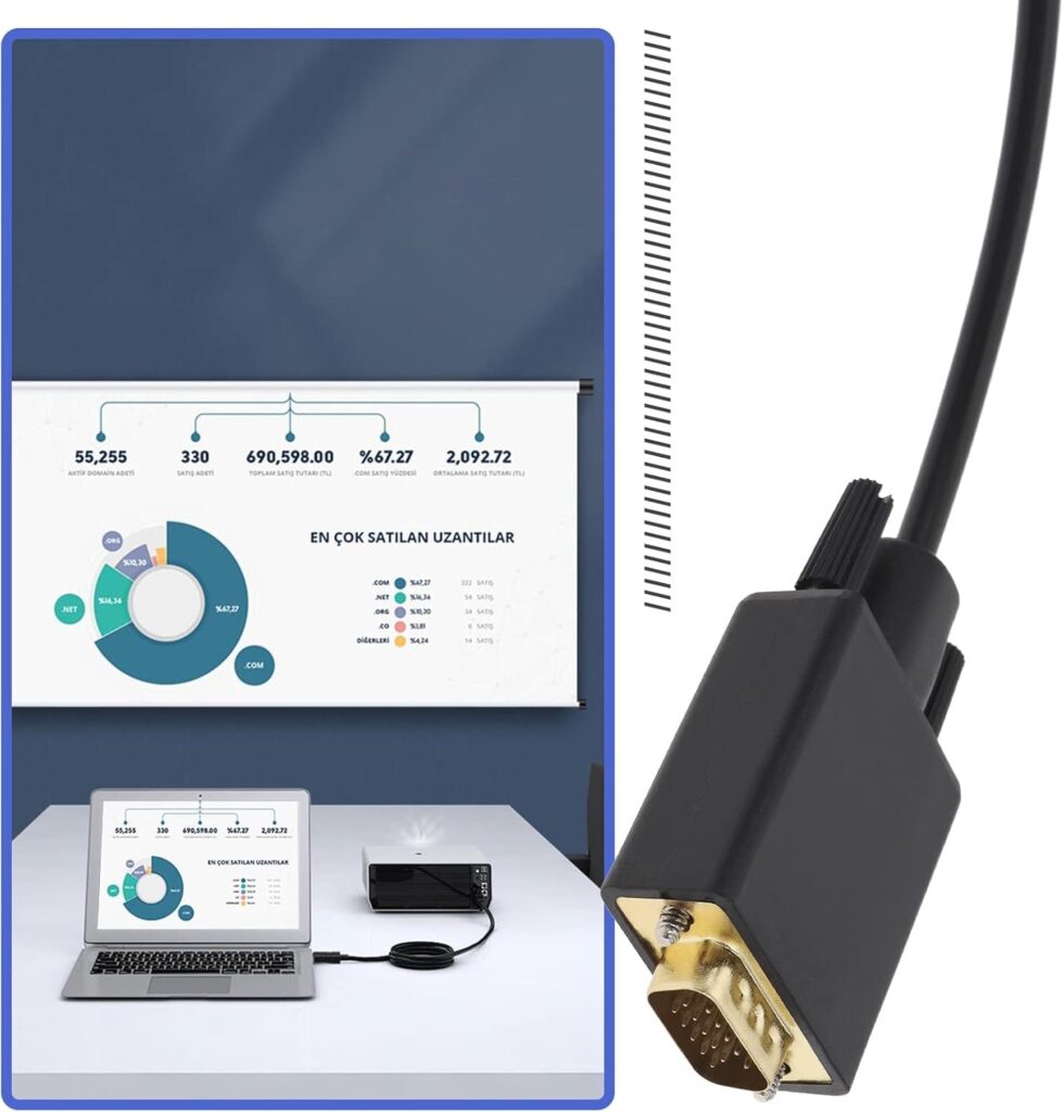 DP to VGA 1.8 Meter Cable Technotech Technologies