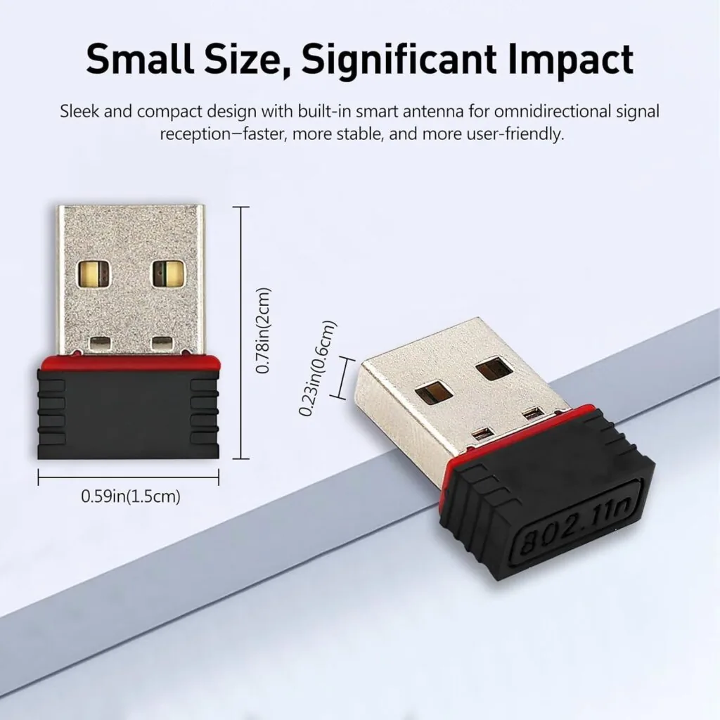 Best Mini Wireless WiFi Dongle 1000Mbps – High-Speed USB WiFi Adapter Technotech Technologies