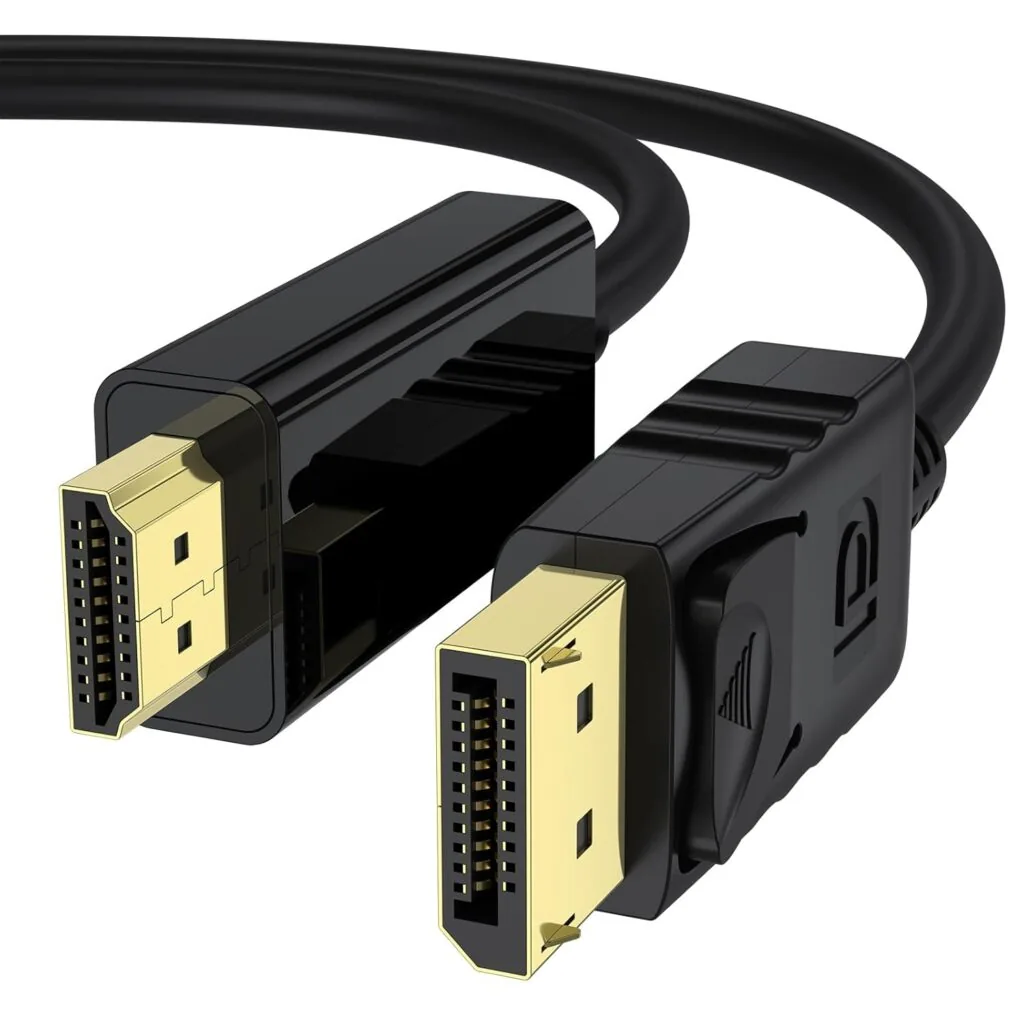 DP to HDMI 1.8 Meter Cable – Best High Speed DisplayPort to HDMI Adapter Technotech Technologies