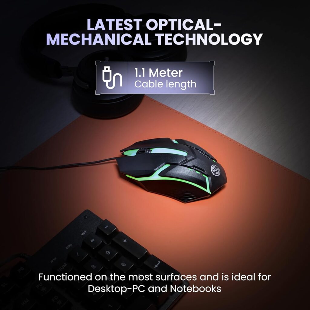 LED Wired Gaming Mouse – Best RGB High-Speed Gaming Mouse Technotech Technologies