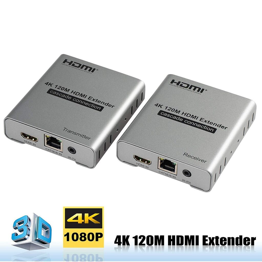 Best HDMI Extender 120 MTR with KVM 1080P – Ultra HD Long Distance Solution Technotech Technologies