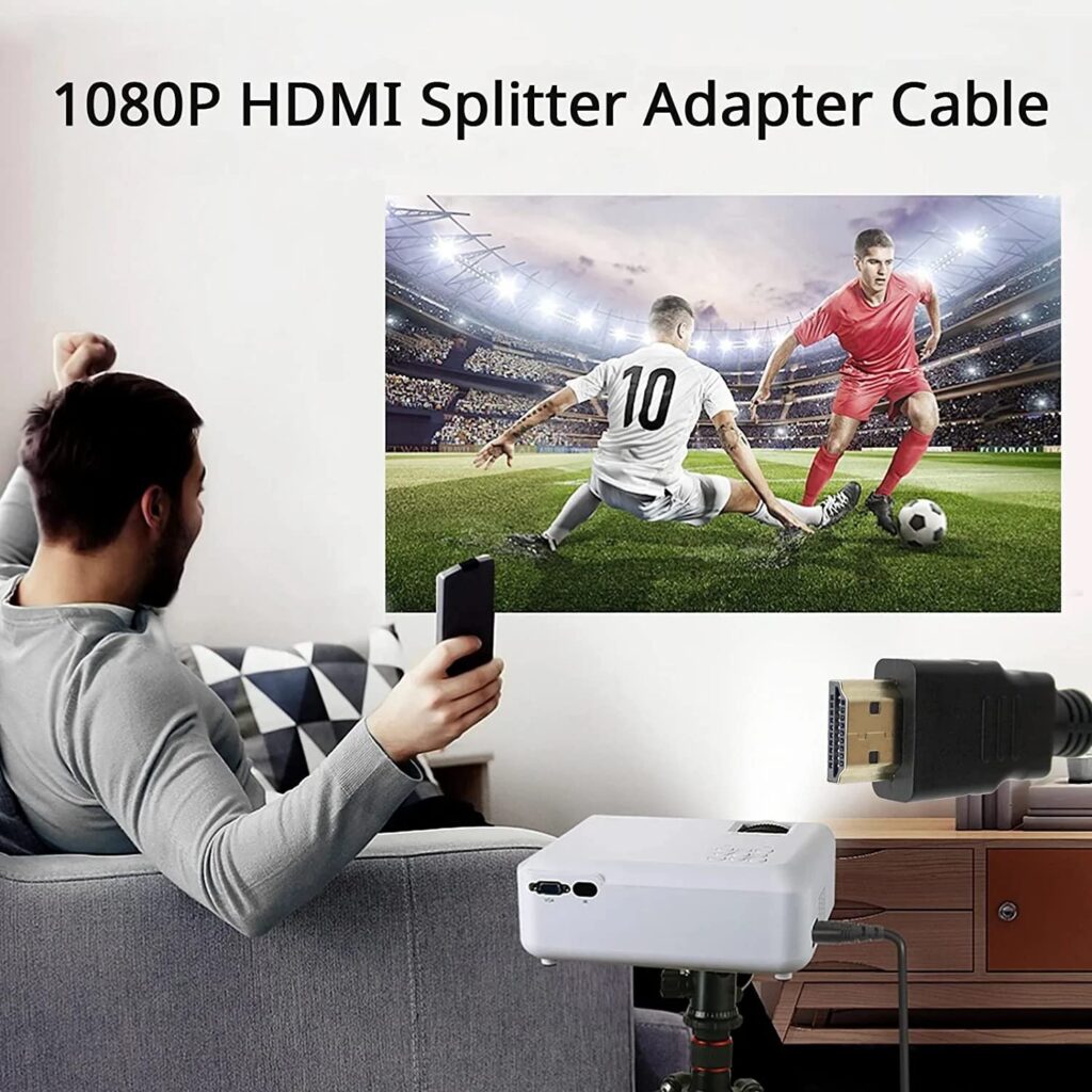 Technotech HDMI to 2F Splitter Cable – 2-Way HD Signal Booster Technotech Technologies