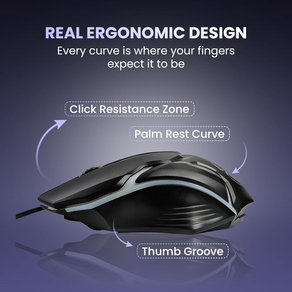 LED Wired Gaming Mouse – Best RGB High-Speed Gaming Mouse Technotech Technologies