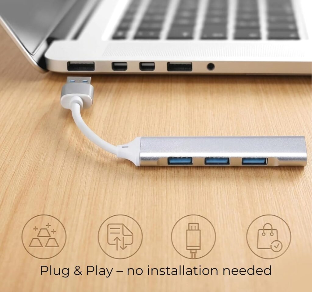 USB 3.0 Hub (4 Port) with Metal Body Technotech Technologies