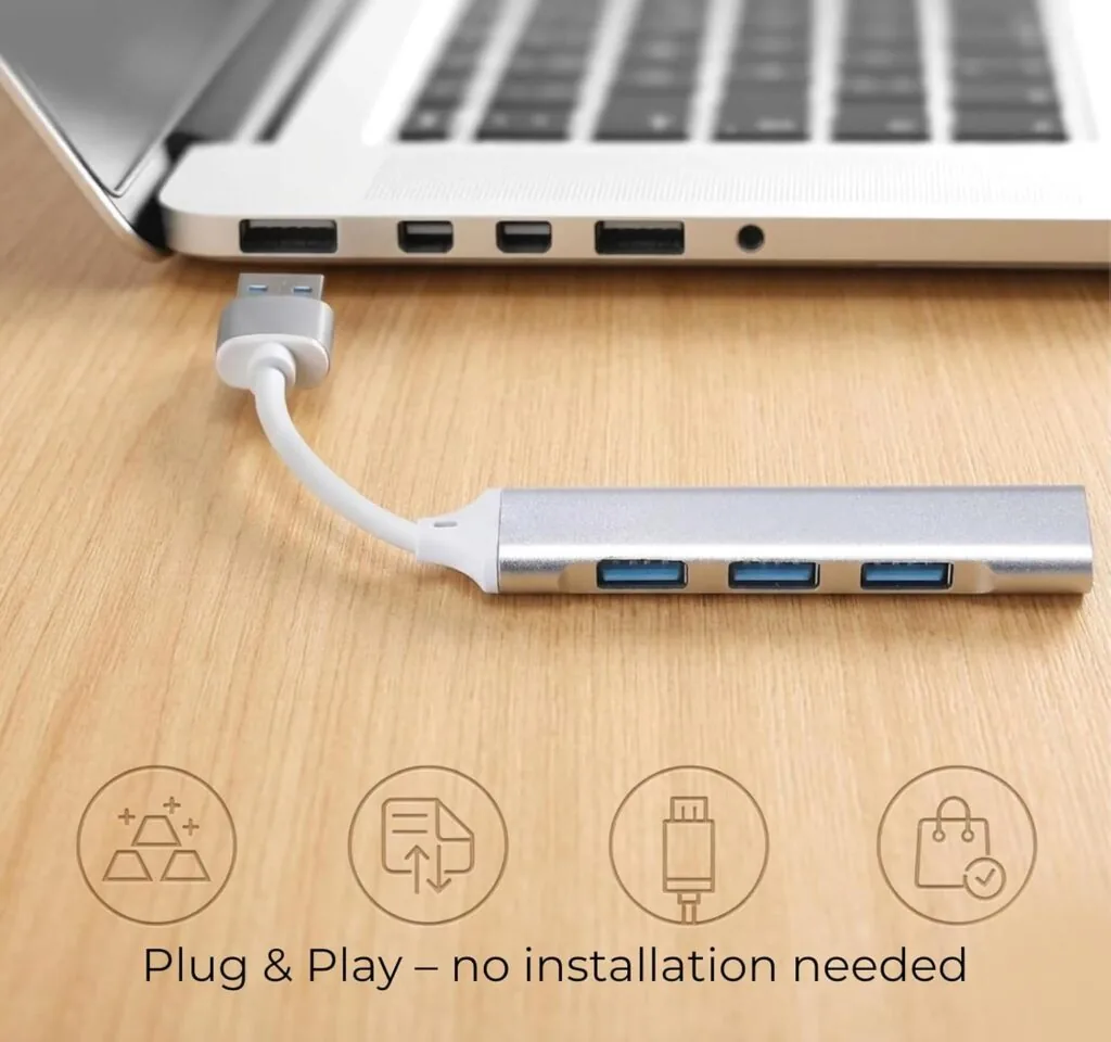 USB 3.0 Hub (4 Port) with Metal Body Technotech Technologies