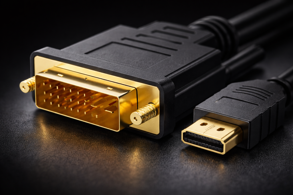 HDMI Male to DVI Male (24+1) 3 MTR Cable Technotech Technologies