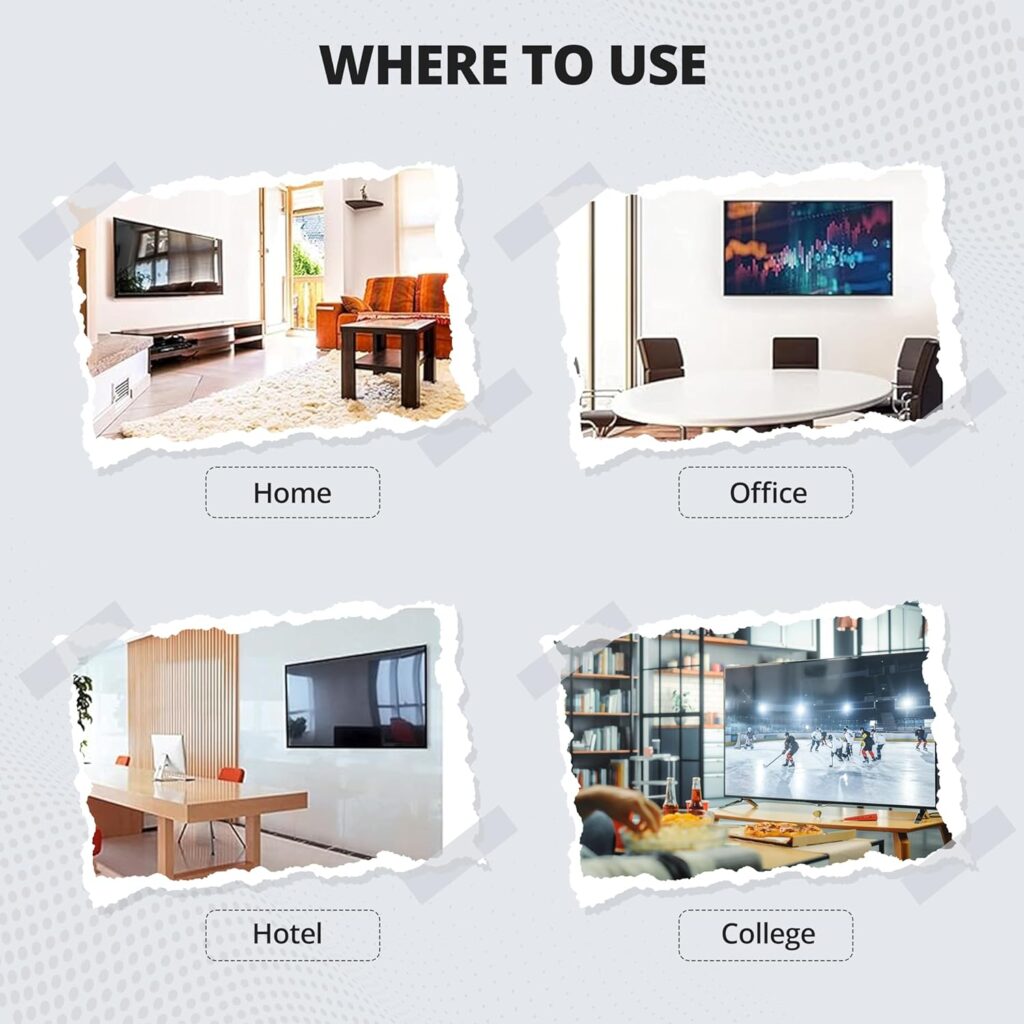 Best Fixed Wall Mount 40 to 80 Inch – Heavy Duty LED TV Bracket Technotech Technologies