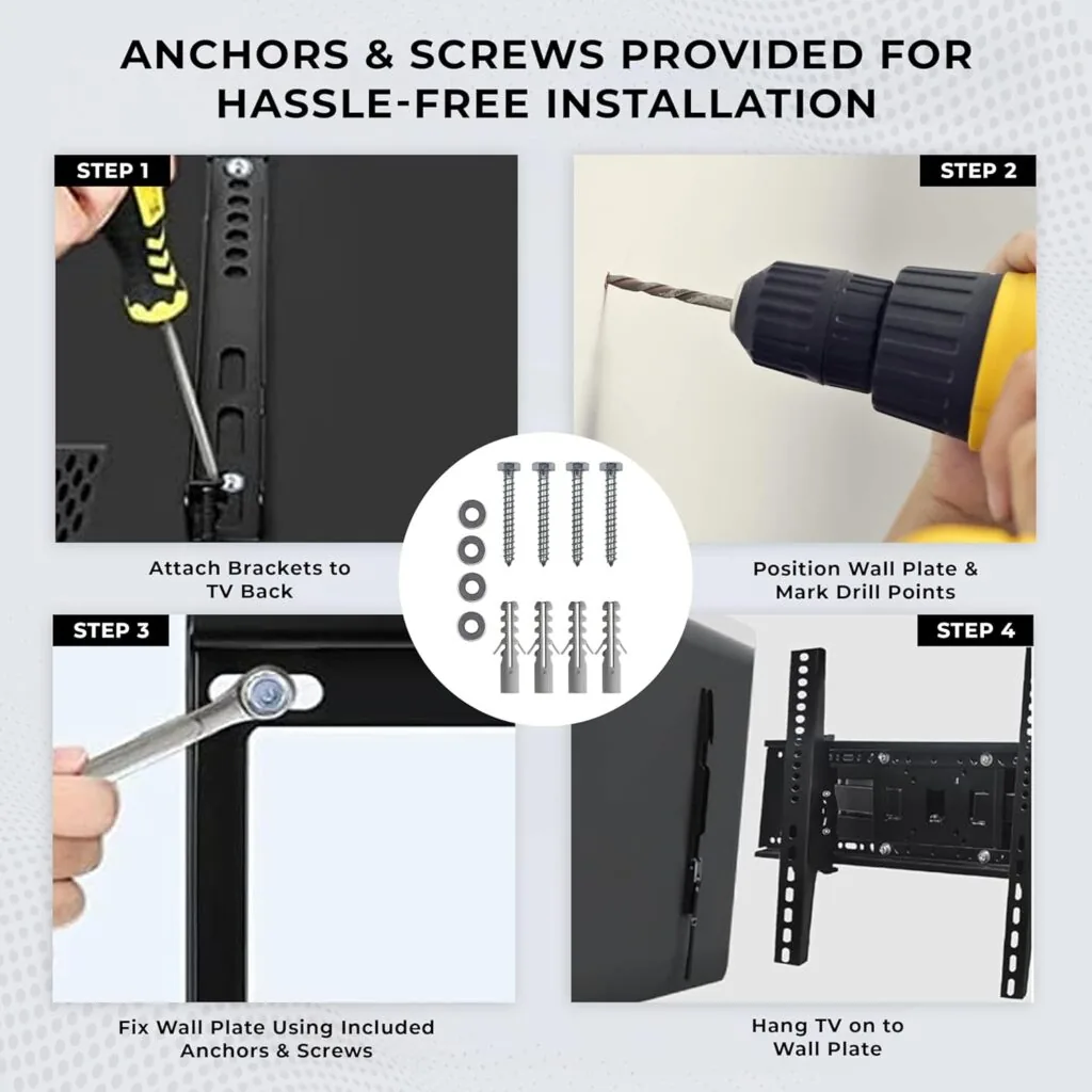 Best Fixed Wall Mount 40 to 80 Inch – Heavy Duty LED TV Bracket Technotech Technologies