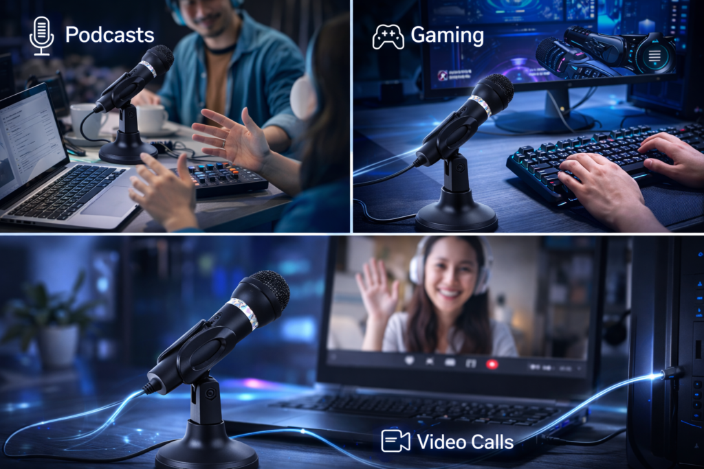 Net KTV YW-30 Mini Microphone – Premium Audio for PC & Laptop Technotech Technologies