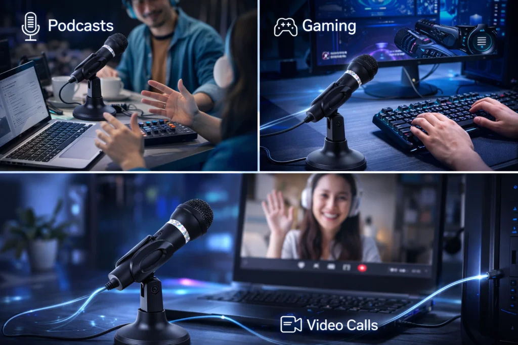 Net KTV YW-30 Mini Microphone – Premium Audio for PC & Laptop Technotech Technologies