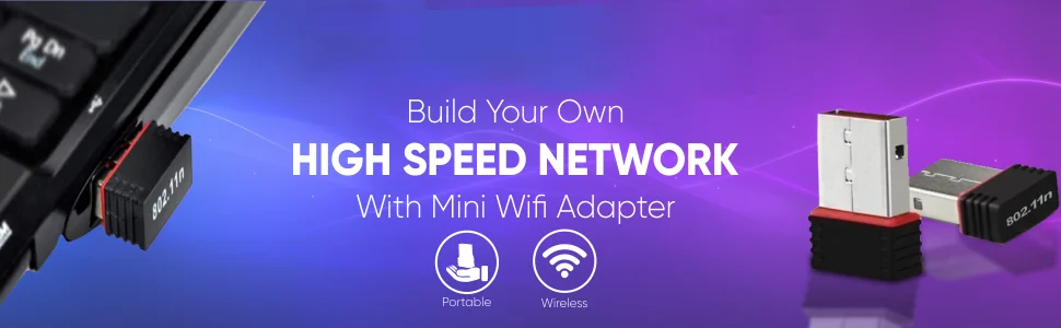 Best Mini Wireless WiFi Dongle 1000Mbps – High-Speed USB WiFi Adapter Technotech Technologies