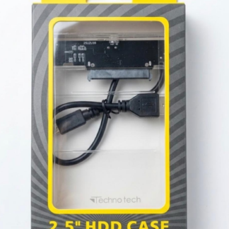 Technotech 2.5" SATA HDD Case – USB 2.0 External Hard Drive Enclosure