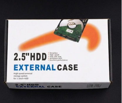 2.5″ HDD External Case (Type-C 3.1 Transparent Casing)