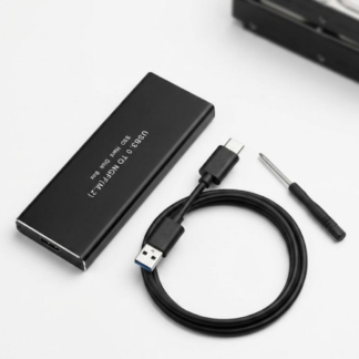 M2 SSD Casing USB 3.0 External Hard Drive Enclosure – High-Speed SATA to USB Adapter Case