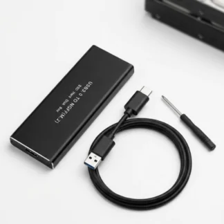 M2 SSD Casing USB 3.0 External Hard Drive Enclosure – High-Speed SATA to USB Adapter Case