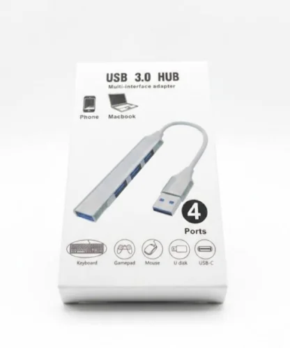 USB 3.0 Hub (4 Port) with Metal Body