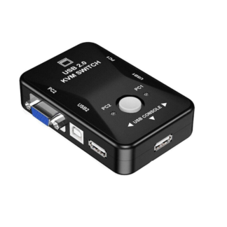 Technotech 2 Port VGA KVM Switch USB 2.0 Manual 1920×1440 (Model: 2UK)