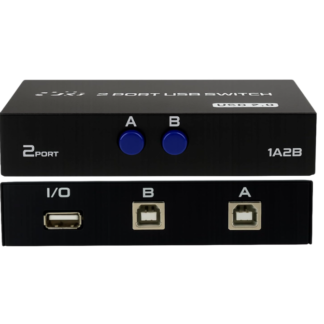 Technotech 2 Port USB Switch USB 2.0 Model 1A2B