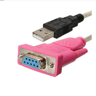 USB to RS232 Serial Cable Adapter Pink Head 2.0 High-Speed Connector