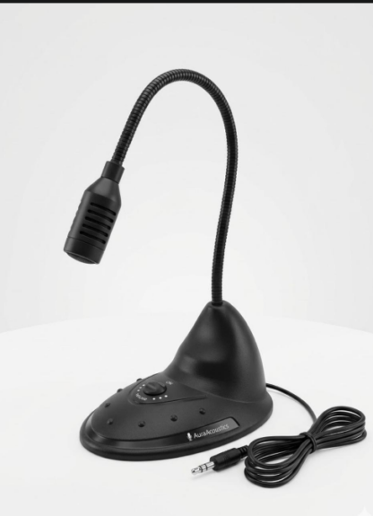 Yin Wei YWZ001M Condenser Microphone – 3.5mm Network Mic for PC, Laptop, Video Chat & Recording