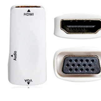 HDMI F to VGA F Converter with Audio 1080P video adapter for monitor and projector