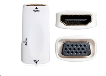 HDMI Female to VGA Female Converter with Audio 1080P