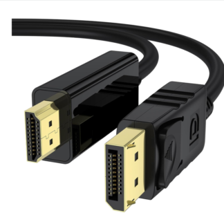 DP to HDMI 1.8 Meter Cable – Best High Speed DisplayPort to HDMI Adapter