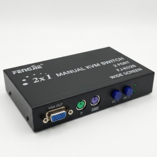 Technotech KVM Switch 2 Port PS2 for dual computer control