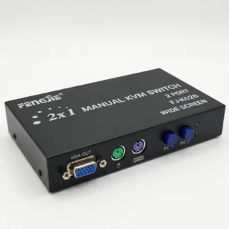 Technotech KVM Switch 2 Port PS2 for dual computer control