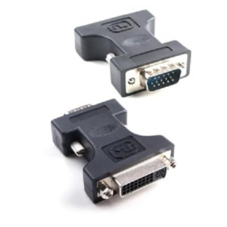 DVI 24 5 Female to VGA Male Connector for connecting DVI device to VGA monitor