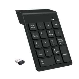 Mini Wireless Numeric Keypad (Black