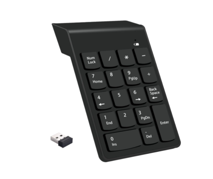 Mini Wireless Numeric Keypad (Black