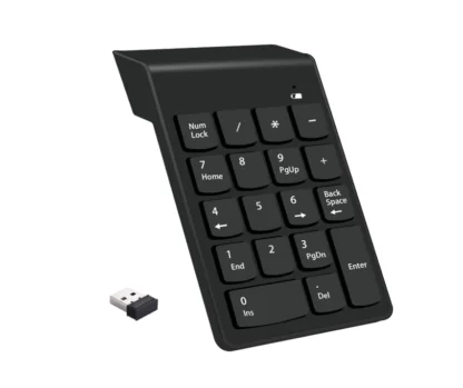 Mini Wireless Numeric Keypad (Black