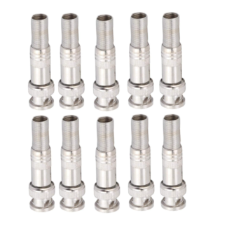 BNC Metal (Heavy) – Durable & Professional Video Signal Connector (PACK OF 10 )