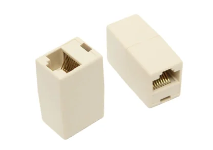 LAN Jointer RJ45 1×1 White – Reliable Ethernet Cable Connector