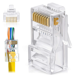 NT RJ45 Connector CAT5 100PCS Box