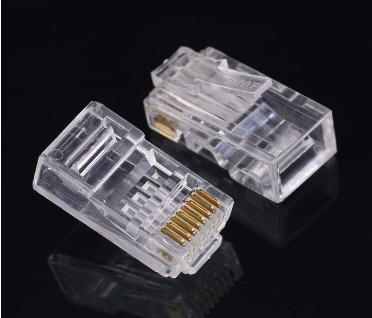 Powerful T.T RJ45 Connector CAT6 Pack of 100 for High-Speed Network ...