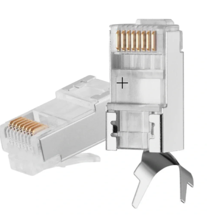 CAT 7 Connector – Ultimate High-Speed Shielded RJ45 Coupler for 10Gbps Networks ( Pack Of 100 )