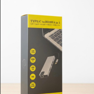 Type-C 8-in-1 Combo Hub USB 3.1 multiport adapter HDMI LAN USB